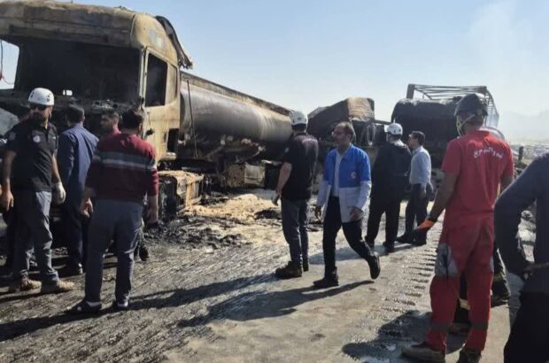 سوختگی بیش از ۹۰ درصدی مصدومان حادثه انفجار تانکر سوخت در یزد سوختگی بیش از ۹۰ درصدی مصدومان حادثه انفجار تانکر سوخت در یزد